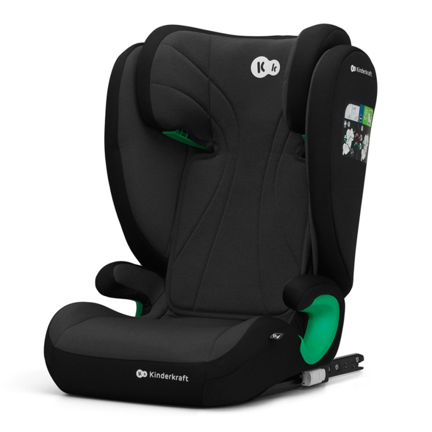 KINDERKRAFT - Седалка за кола JUNIOR FIX 2 (100-150 см) Graphite black