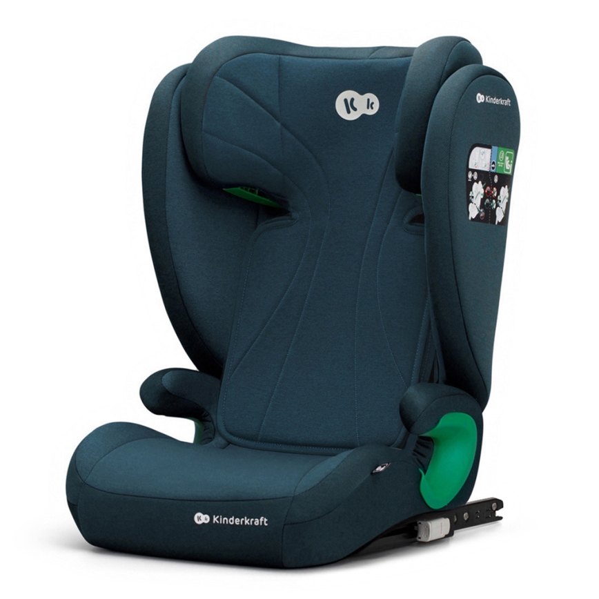KINDERKRAFT - Седалка за кола JUNIOR FIX 2 (100-150 см) Harbor blue