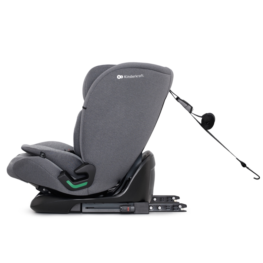 KINDERKRAFT - Седалка за кола ONETO 3 i-Size (76-150 см) + Isofix Cool сив
