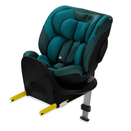 KINDERKRAFT SELECT - Детско столче за кола с въртяща се основа I-FIX (40-150 см) Harbor blue