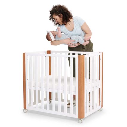 KINDERKRAFT SELECT - Бебешко легло 4 в 1 KOYA Premium бук/бор
