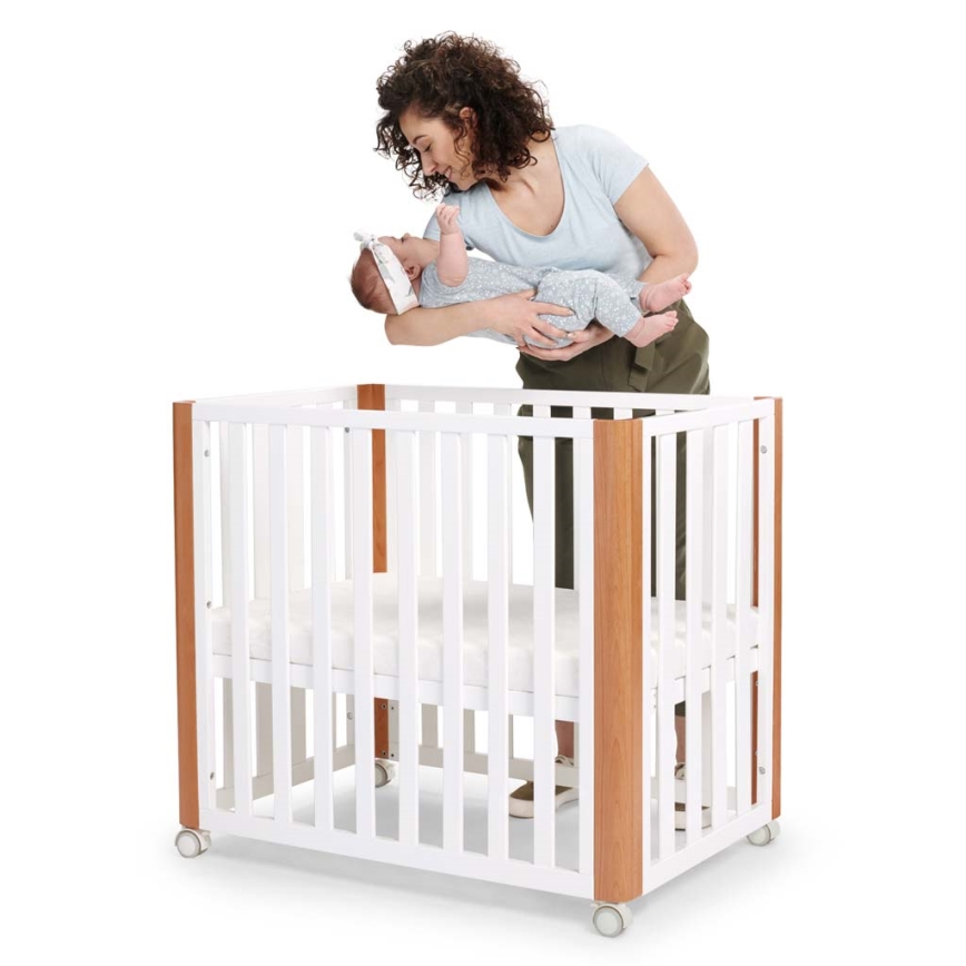 KINDERKRAFT SELECT - Бебешко легло 4 в 1 KOYA Premium бук/бор
