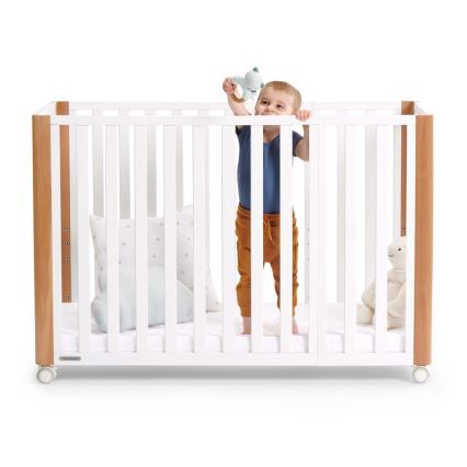 KINDERKRAFT SELECT - Бебешко легло 4 в 1 KOYA Premium бук/бор