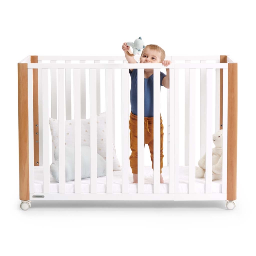 KINDERKRAFT SELECT - Бебешко легло 4 в 1 KOYA Premium бук/бор