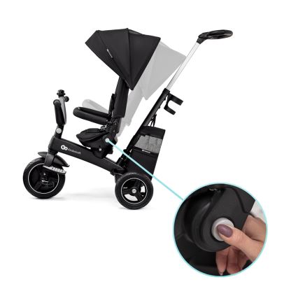 KINDERKRAFT SELECT - Детска триколка 5в1 EASYTWIST Premium черен