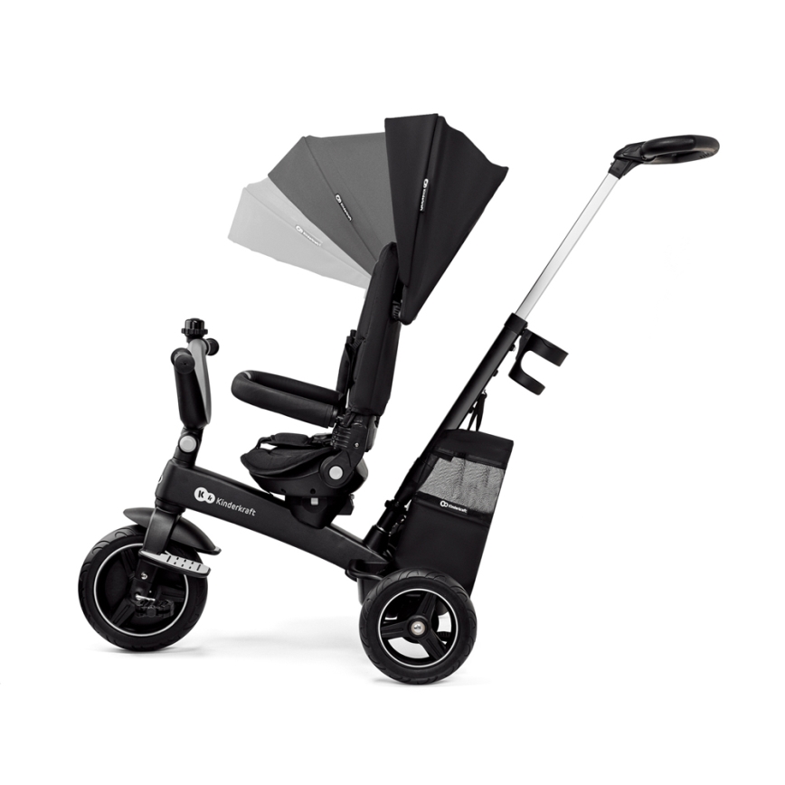 KINDERKRAFT SELECT - Детска триколка 5в1 EASYTWIST Premium черен