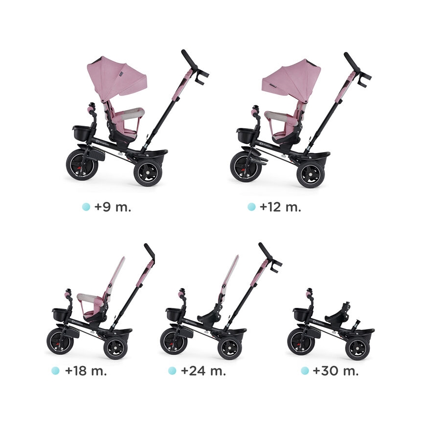 KINDERKRAFT - Детска триколка 5в1 SPINSTEP розова