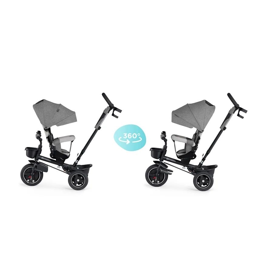 KINDERKRAFT - Детска триколка 5в1 SPINSTEP сива