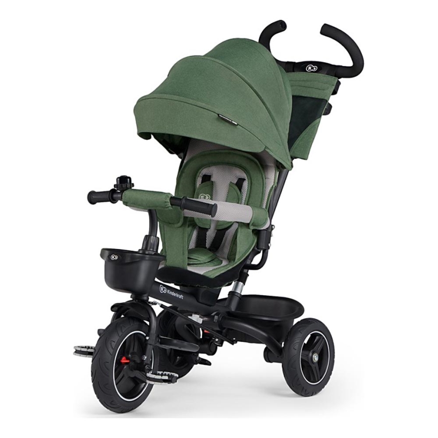 KINDERKRAFT SELECT - Детска триколка SPINSTEP Premium зелен