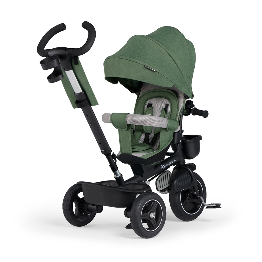 KINDERKRAFT SELECT - Детска триколка SPINSTEP Premium зелен