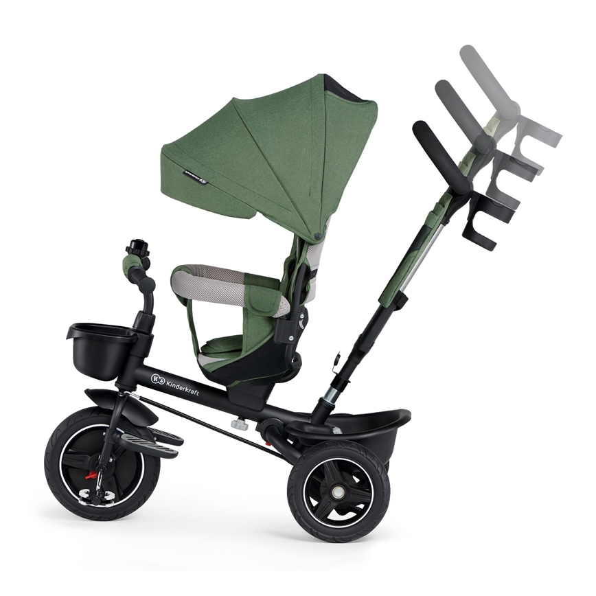 KINDERKRAFT SELECT - Детска триколка SPINSTEP Premium зелен
