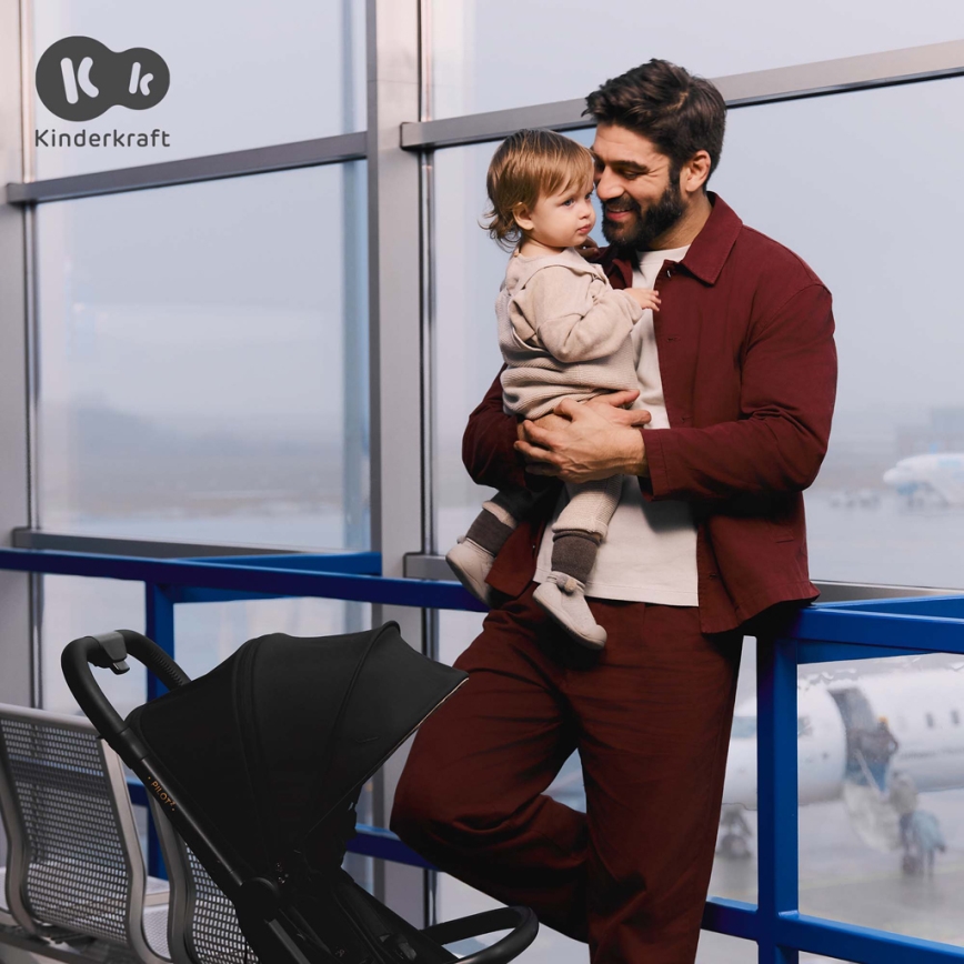 KINDERKRAFT SELECT - Детска количка PILOT 2 черен