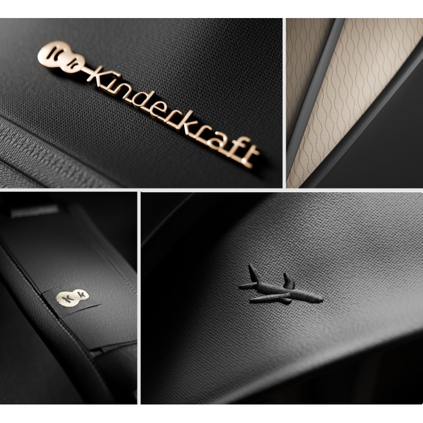 KINDERKRAFT SELECT - Детска количка PILOT 2 черен