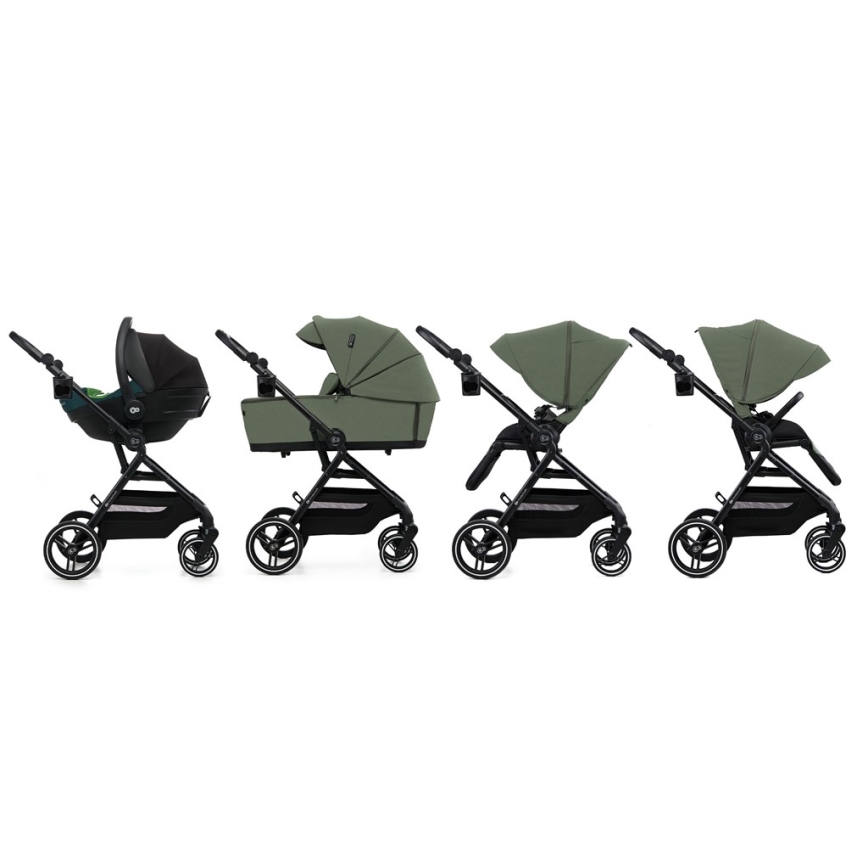 KINDERKRAFT SELECT - Детска количка 2в1 YOXI Mystic зелен