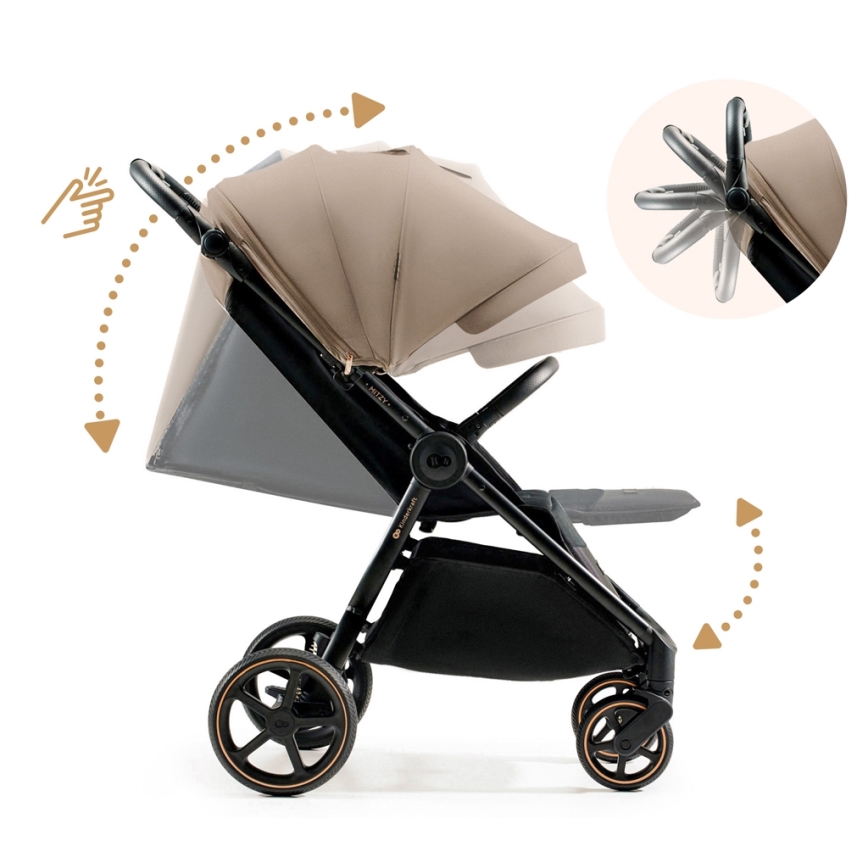 KINDERKRAFT SELECT - Детска количка MITZY Linen бежов