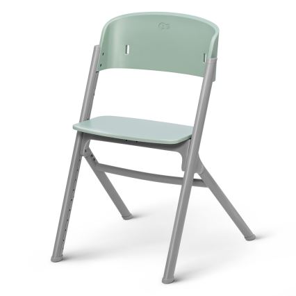 KINDERKRAFT SELECT - Детски стол за хранене 3 в 1 LIVY Premium Olive green + бебешко шезлонгче CALMEE