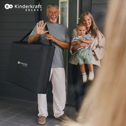 KINDERKRAFT SELECT - Детско креватче за пътуване MOON DREAM черен