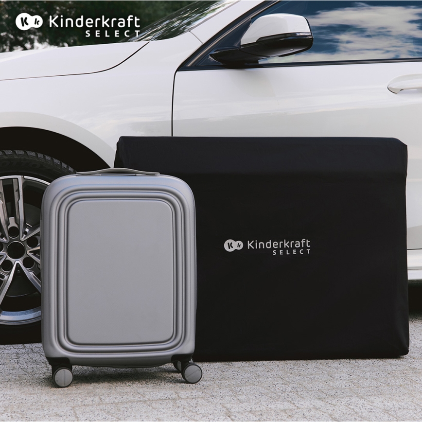 KINDERKRAFT SELECT - Детско креватче за пътуване MOON DREAM черен