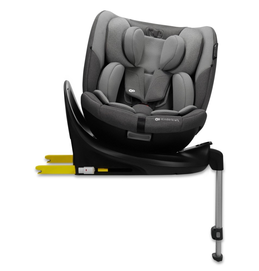 KINDERKRAFT SELECT - Седалка за кола I-FIX (40-150 см) Cool сив