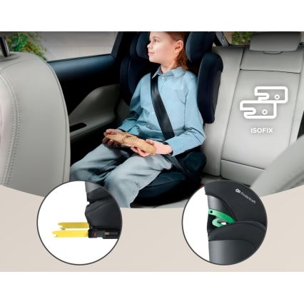 KINDERKRAFT SELECT - Седалка за кола XPAND 2 i-Size (100-150 см) Premium Graphite черен