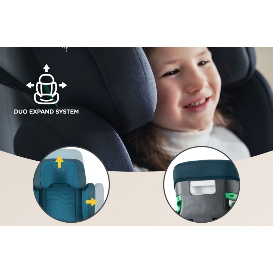 KINDERKRAFT SELECT - Седалка за кола XPAND 2 i-Size (100-150 см) Premium Harbour син