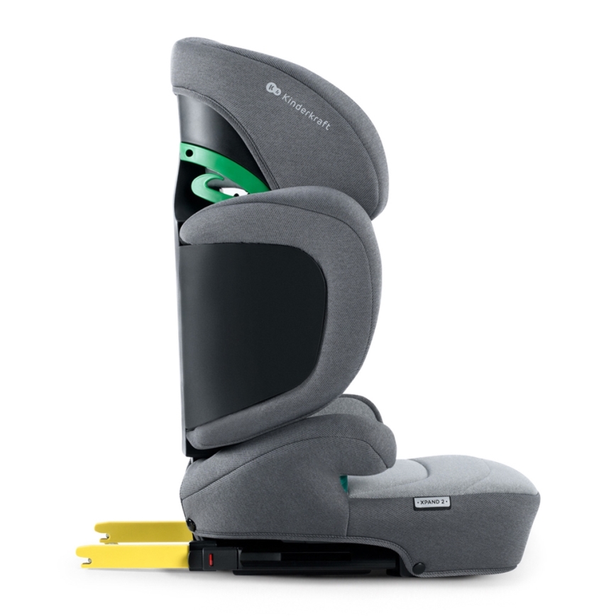 KINDERKRAFT SELECT - Седалка за кола XPAND 2 i-Size (100-150 см) Premium Ракета сив