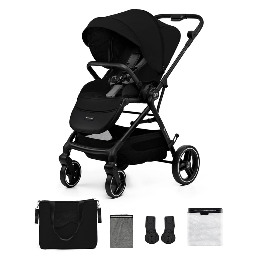 KINDERKRAFT SELECT - спортна детска количка YOXI Pure black