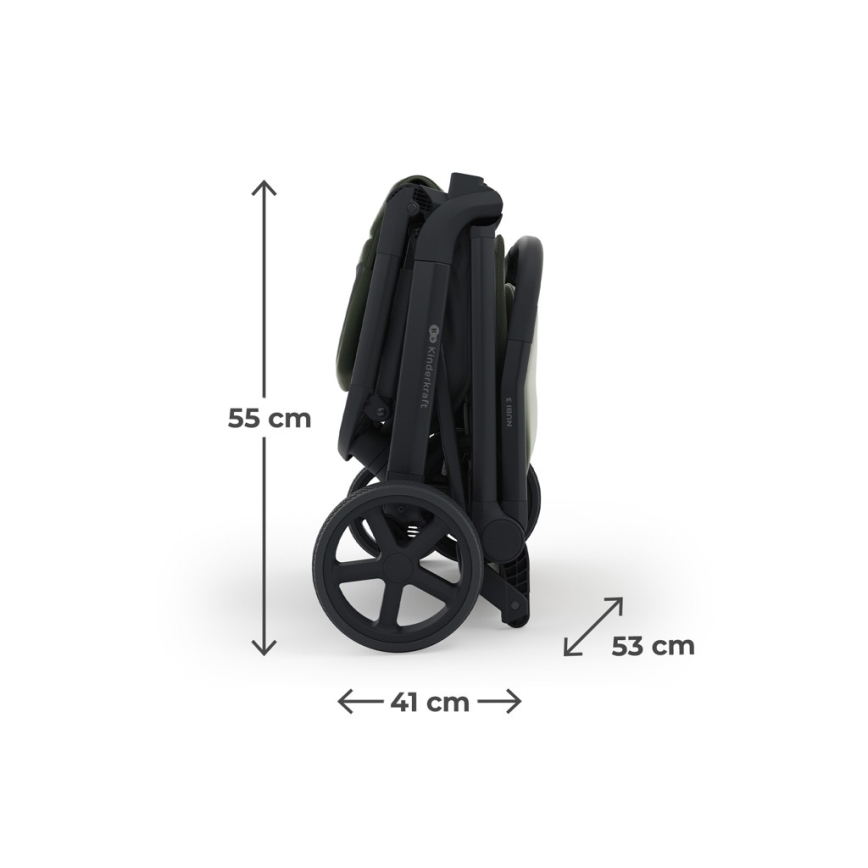 KINDERKRAFT SELECT - спортна детска количка NUBI 3 Мистично зелено