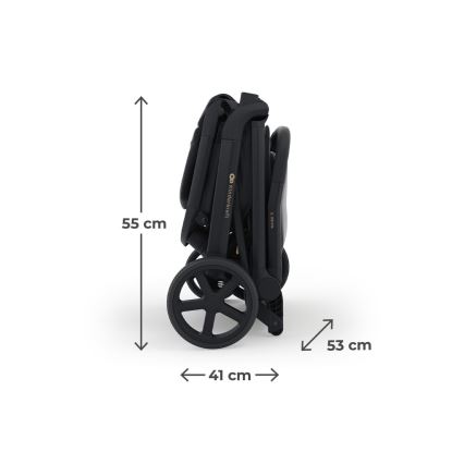 KINDERKRAFT SELECT - спортна количка NUBI 3 Midnight Black