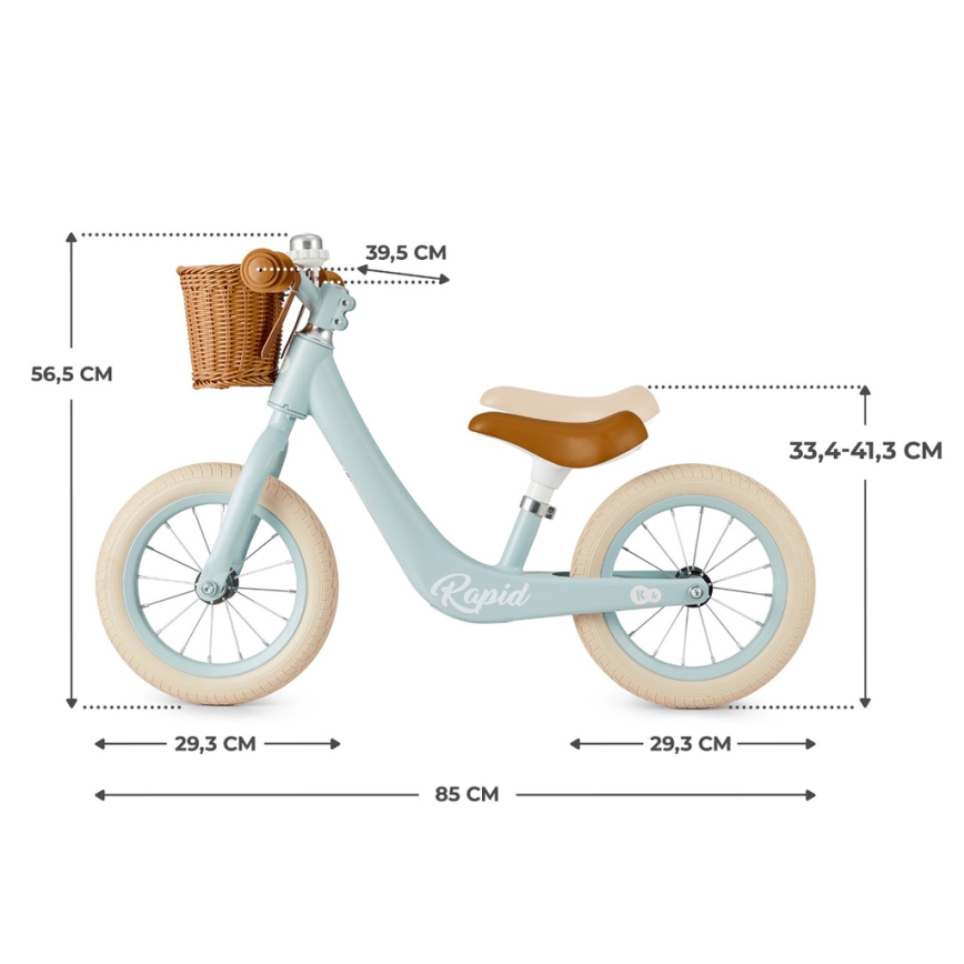 KINDERKRAFT SELECT - Колело за бутане RAPID2 Blue breeze