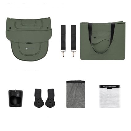 KINDERKRAFT SELECT - Комбинирана бебешка количка 2 в 1 YOXI Mystic green