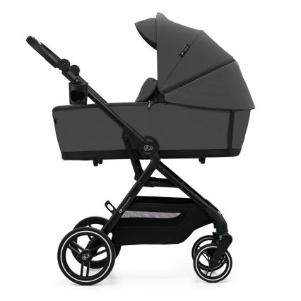 KINDERKRAFT SELECT - Комбинирана бебешка количка 2в1 YOXI Moonlight сив