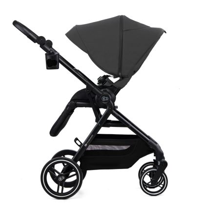 KINDERKRAFT SELECT - Комбинирана бебешка количка 2в1 YOXI Moonlight сив