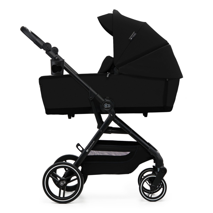 KINDERKRAFT SELECT - Комбинирана бебешка количка 2в1 YOXI Pure черен
