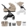 KINDERKRAFT SELECT - Комбинирана бебешка количка 2в1 YOXI Sand бежов