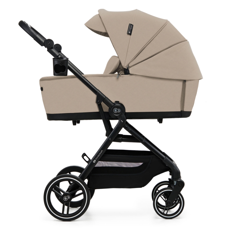 KINDERKRAFT SELECT - Комбинирана бебешка количка 2в1 YOXI Sand бежов