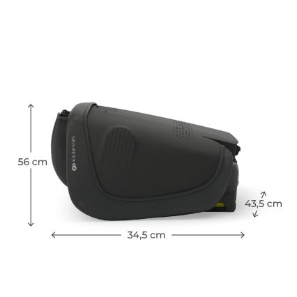 KINDERKRAFT - Сгъваемо детско столче за кола UNITY 2 i-Size 100-150 см черно