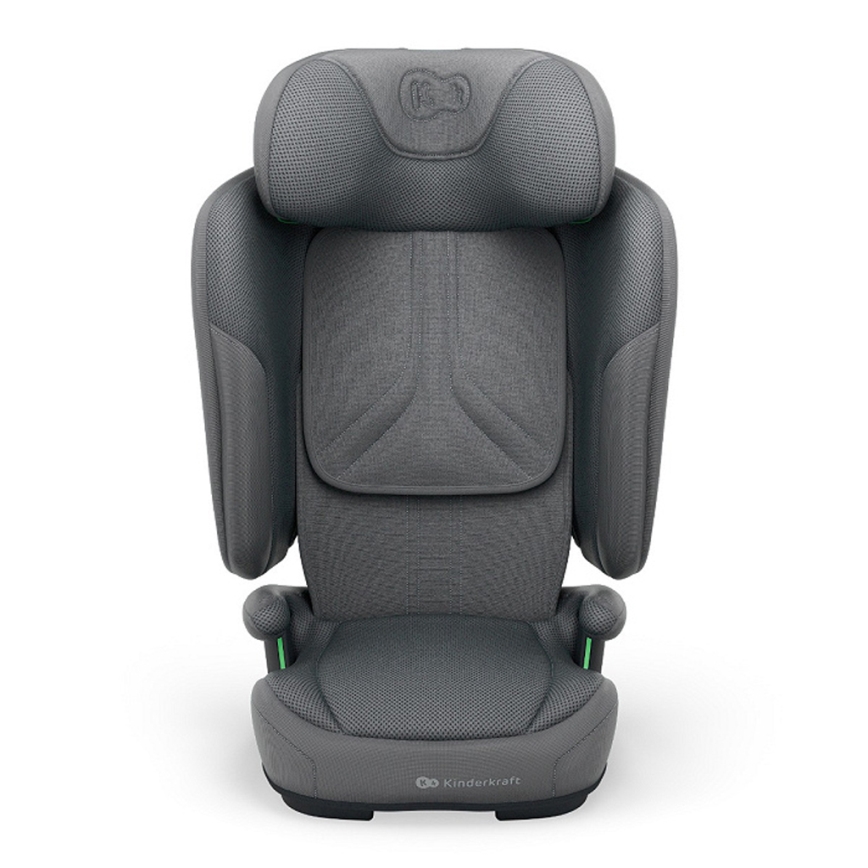 KINDERKRAFT - Сгъваемо детско столче за кола UNITY 2 i-Size 100-150 см сиво