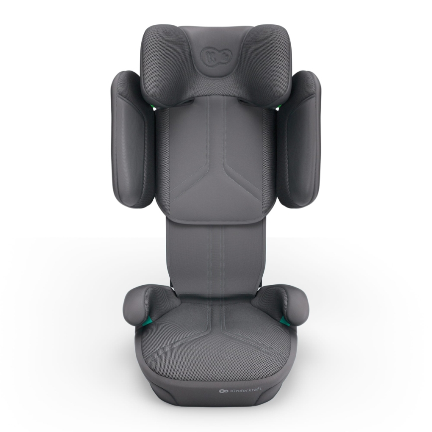 KINDERKRAFT - Сгъваемо детско столче за кола XPAND 2 PRO 100-150 cm сиво