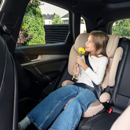 KINDERKRAFT - Сгъваемо столче за кола XPAND 2 PRO 100-150 см бежово