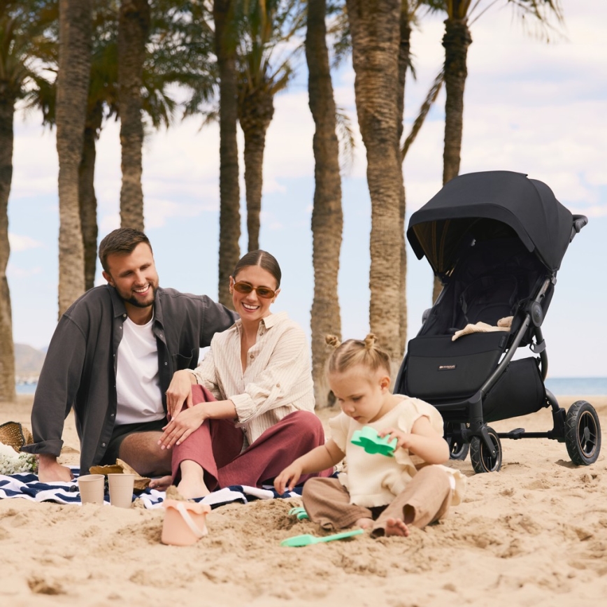 KINDERKRAFT - Спортна количка MITZY Air черна