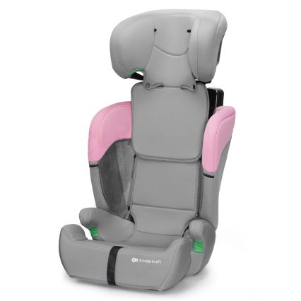 KINDERKRAFT - Столче за кола COMFORT UP i-Size (76-150 см) сив/розов