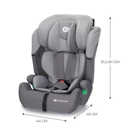 KINDERKRAFT - Столче за кола COMFORT UP i-Size (76-150 см) светлосив