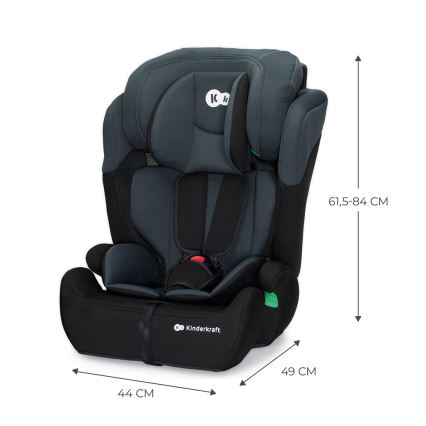 KINDERKRAFT - Столче за кола COMFORT UP i-Size (76-150 см) тъмен