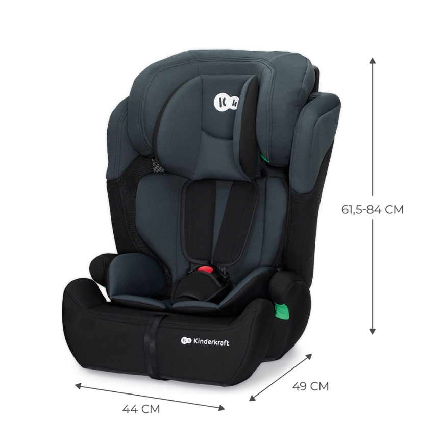 KINDERKRAFT - Столче за кола COMFORT UP i-Size (76-150 см) тъмен