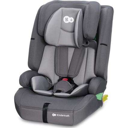KINDERKRAFT - Столче за кола SAFETY FIX 2 i-Size (76-150 см) сив