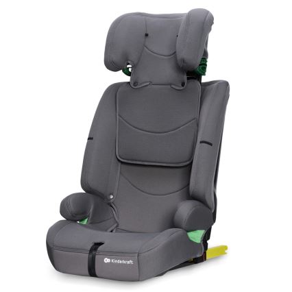 KINDERKRAFT - Столче за кола SAFETY FIX 2 i-Size (76-150 см) сив