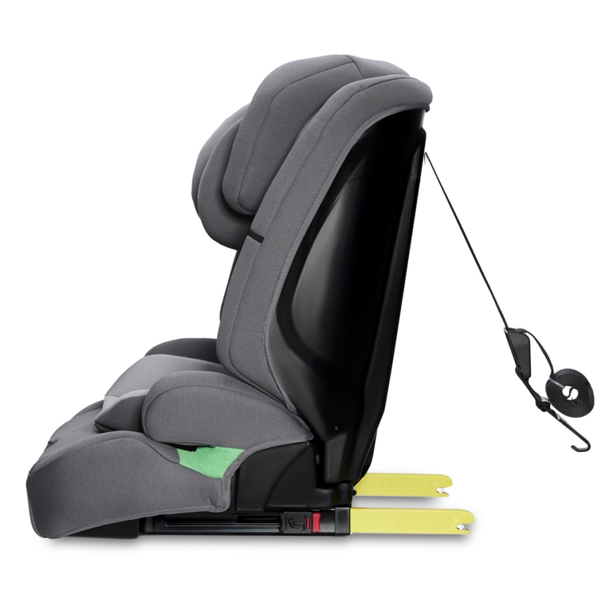 KINDERKRAFT - Столче за кола SAFETY FIX 2 i-Size (76-150 см) сив