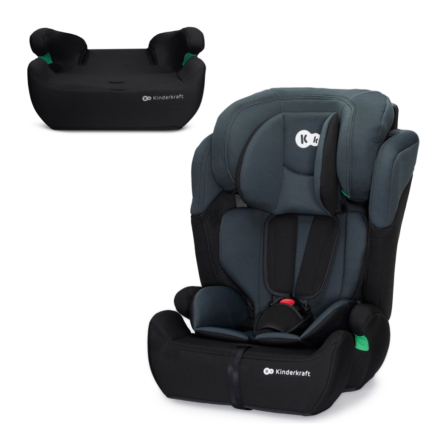 KINDERKRAFT - Столче за кола COMFORT UP i-Size (76-150 см) тъмен