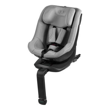 KINDERKRAFT - Столче за кола с въртяща се база I-GUARD PRO i-Size 61-105 cm сиво